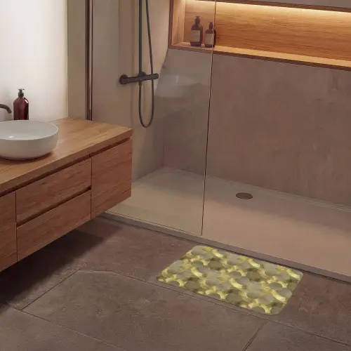 Modern - Geometrisch - Goud Badmat klein 997 -sfeer2