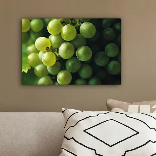 Druiven - Tros - Groen canvas 2cm klein -sfeer3
