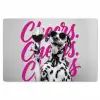 Cheers - Hond - Roze - Wijn Placemat vinyl groot -zzsfeer1_Kitchenyeah-website