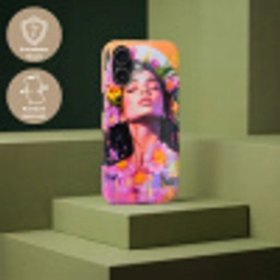 Portret - Bloemenkroon - Vrouw Toughcase MagSafe Apple iPhone 17 klein -USP_PrintM_DE