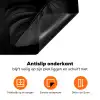 Zwart - Blad - Monstera Inductie beschermer vinyl 3mm klein -zzzzzzz-td-onderkant
