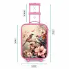 Vogels met roze bloemen Kinderkoffer - Roze klein -productfoto_formaten
