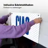 Ciao - Stippen - Roze - Wit Inductie beschemer met haakjes klein -ky-ophangen-de