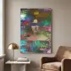 Johanna Henriette Engelen - Dubois Drahonet - Graffiti Textielframe zilver middel -sfeer1