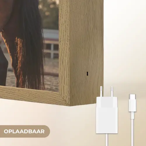 Harmonie - Ruiter - Zon Light Box met batterij (Wandlamp) middel -USP_websiteoplaadbaarNL