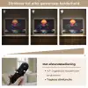 Palmbomen - Neonbergen - Sterrenhemel - Zon Light Box met batterij (Wandlamp) middel -USP_dimbaarNL