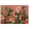Kolibries - Bloemen - Groen - Roze poster papier klein -3d