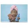 Kat - Handdoek - Washand - Zeep Deurmat klein -zkaufland3d