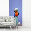 Papegaai - Koksmuts - Vogel - Leuk fotobehang vinyl groot -woonkamer