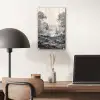 Mistig - Berglandschap - Illustratie plexiglas 5mm klein -sfeer6