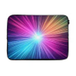 Abstract - Light - Burst - Modern - Colorful laptophoes neopreen klein -3d