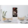 Bloemen - Jan Davidsz de Heem - Tijger - Schilderij - Stilleven - Oude meesters Muursticker klein -eettafel