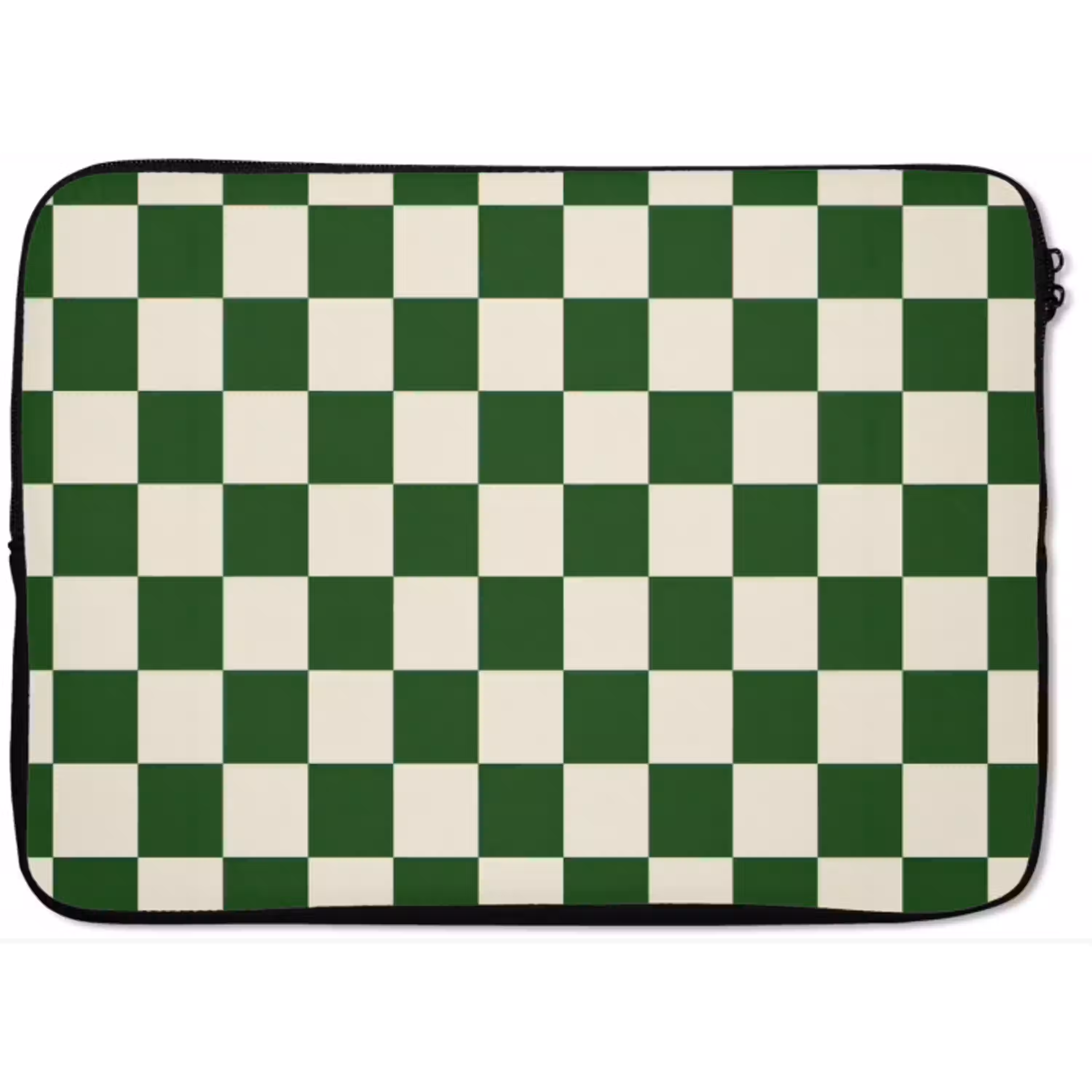 Schaakbord - Patroon - Groen laptophoes neopreen klein 279 -zkaufland3dotto