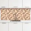 Bloesem - Koolmees - Roze keuken achterwand 2 middel 871 -3d