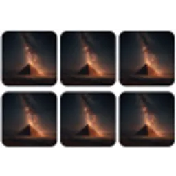 Piramide - Woestijn - Licht onderzetter kurk middel -zkaufland3dotto