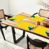 Cool - Geel - Groen Placemat vinyl groot -zzsfeer4_Kitchenyeah-website