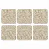 Zand - Golven - Beige onderzetter kurk middel 366 -3d