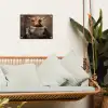 Schotse hooglander - Krant - Toilet tuinposter los doek klein -sfeer7