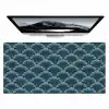 Patroon - Ginkgoblad - Blauw Muismat XXL klein 681 -zzz3d