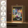 Graffiti - Sport - IJshockey - Hockey goal Light Box met kabel (Tafellamp) klein -USP_FR