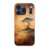 Boom - Landschap - Oranje Telefoonhoesje iPhone 17 Pro klein -3d
