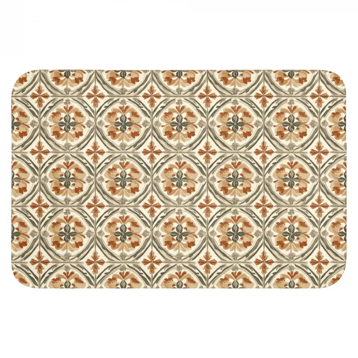 Elegant - Antiek - Kleurrijk WCmat klein 1009 -3d