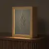 Tak - Pluimgras - Donkerbruin Light Box met kabel (Tafellamp) klein -z3d_website