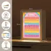 Getallen - Leren tellen voor kinderen - Getallenlijn - Cijfers - Roze - Eenhoorn Light Box met kabel klein -USP_NL
