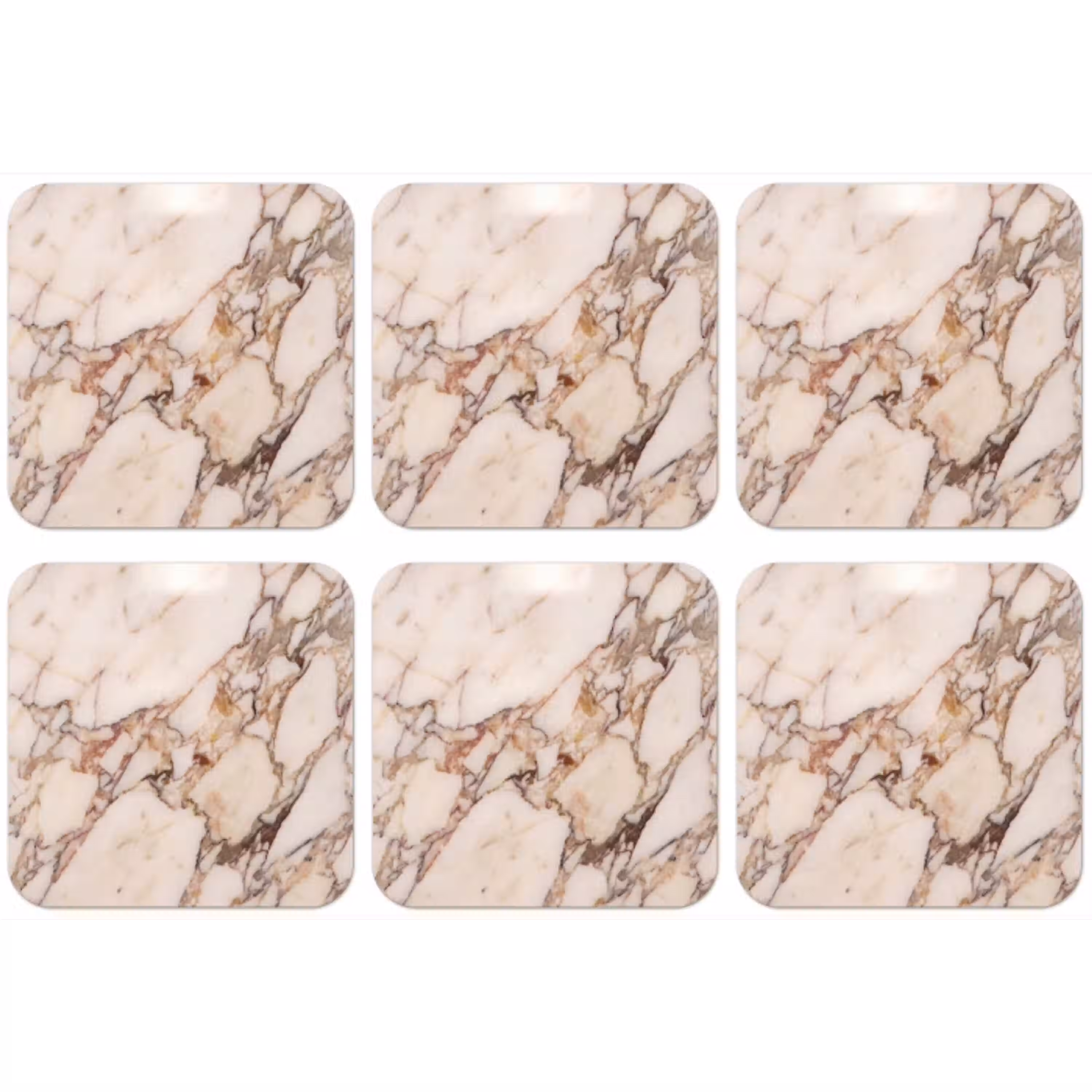 Textuur - Gesteente - Aderen - Abstract - Wit onderzetter kurk middel -zkaufland3dotto