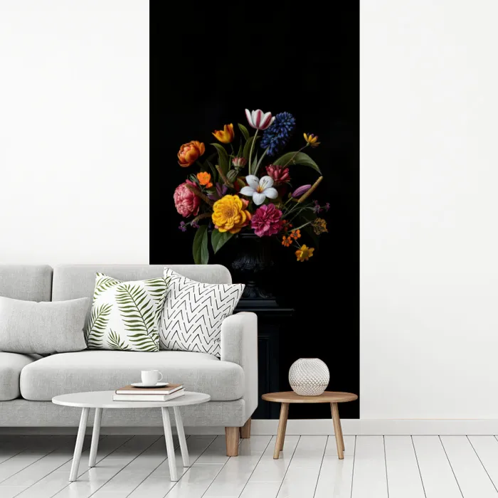 Lente - Bloemen - Klassiek - Vaas fotobehang vinyl groot -woonkamer