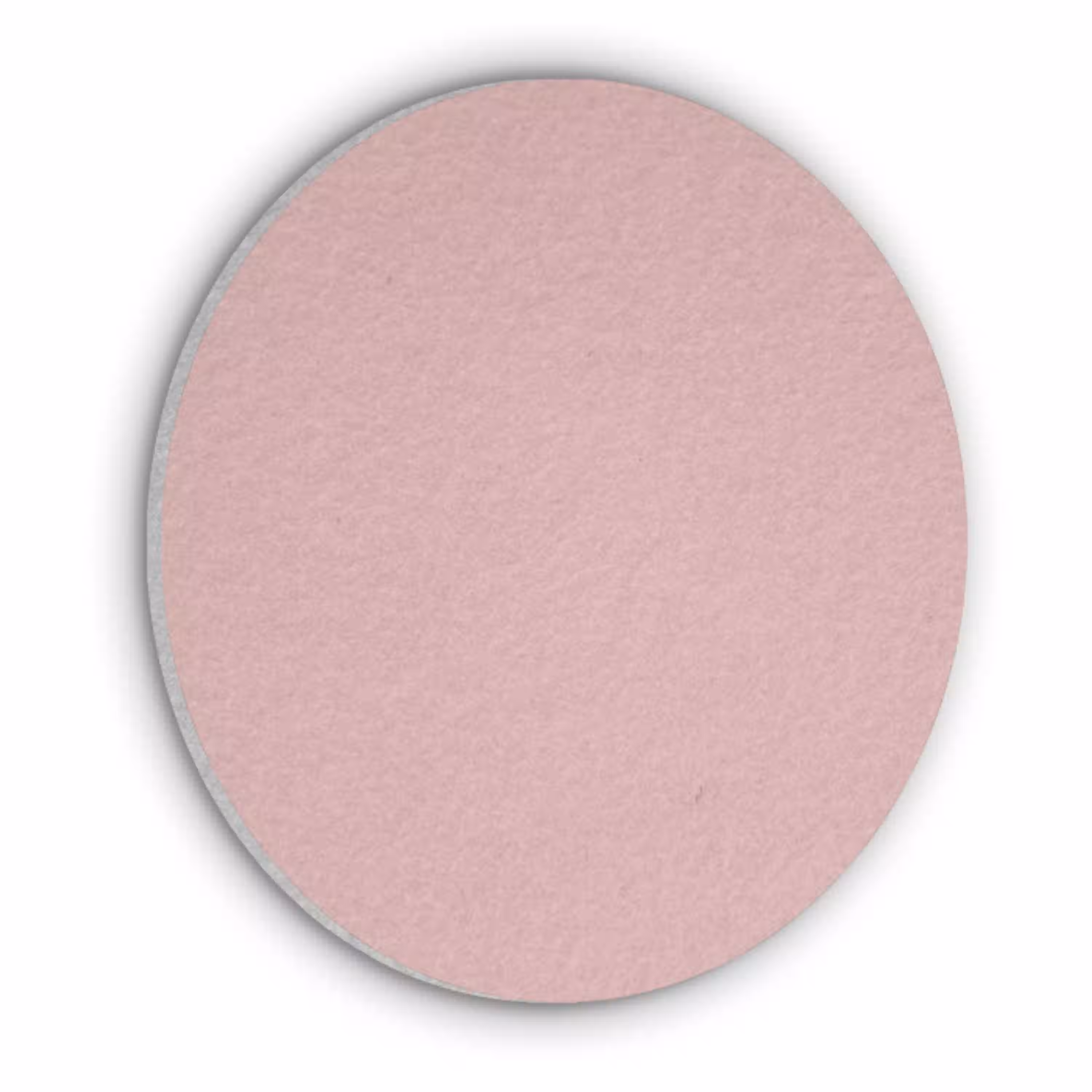 Soft - Blush - Roze Akoestische PET Vilt - Rond klein 838 -3d