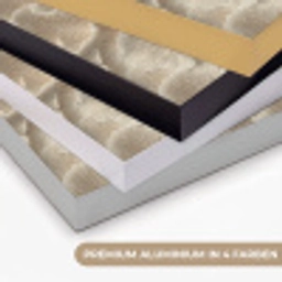 Waaierstructuren - Beige - Vezeltextuur Textielframe zwart klein 947 -USP_kleurenDE
