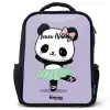 Kawai - Ballet - Panda Rugzak - Zwart middel -3d