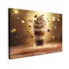 Dessert - Chocolade - Zoet - Eten Tuinposter op houten frame 2 cm dik klein -3d