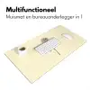 Illustratie - Zwart - Roos Muismat XXL klein -sfeer4
