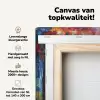 Landschap - Bos - Kleuren - Natuur canvas 2cm klein -zzzsfeer2_topdoek
