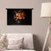 Herfst - Boeket - Oranje Wandkleed katoen klein -sfeer4