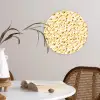 Olie - Verf - Texturen - Beige Wandcirkel plexiglas klein 852 -sfeer4