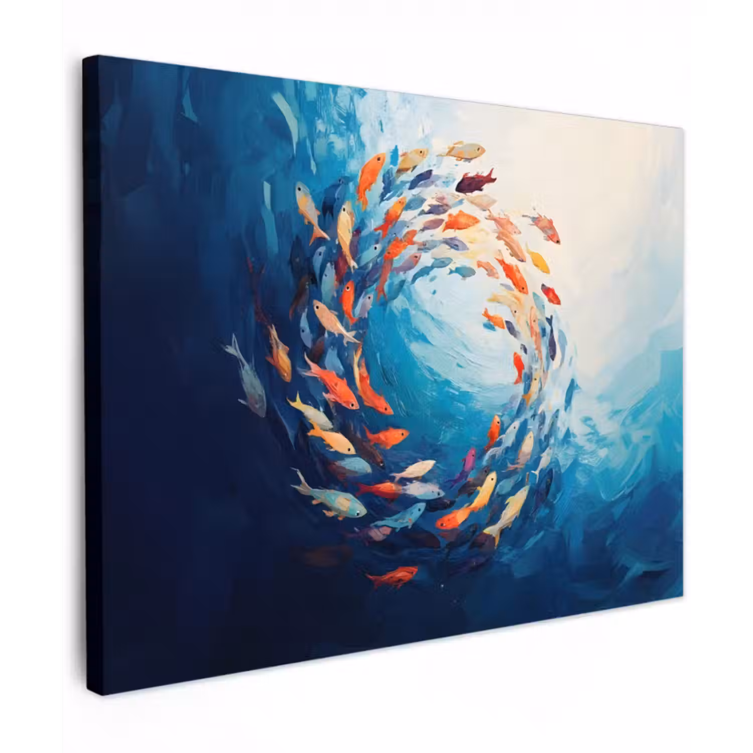 Leinwandbild - Meer - Fische - Bunt - Dynamisch
