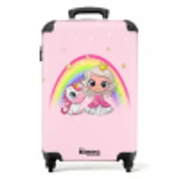Eva eenhoornprinses NBS - Handbagage koffer - Unisex middel -productfoto_recht