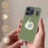 Vijgen - Minimalistisch - Getekend - Mosgroen Telefoonhoesje iPhone 17 Pro klein -sfeer3_NL
