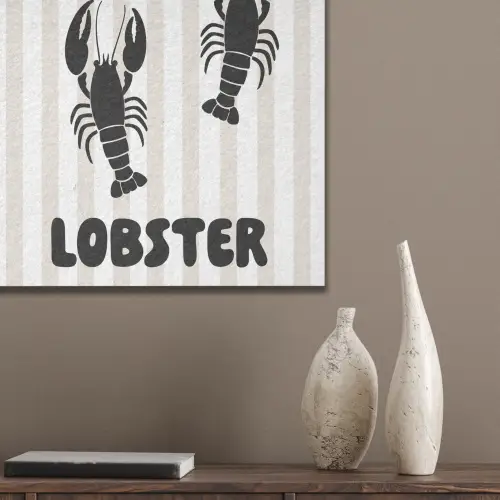 Lobster - Beige - Minimalistisch PET vilt klein -sfeer6_closeup