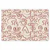 Beige - Vormen - Rood - Patroon Placemat vinyl groot 368 -zzsfeer1_Kitchenyeah-website