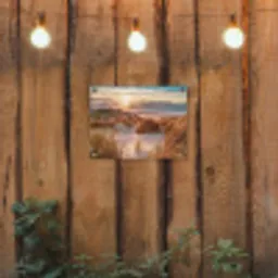 Duin - Planten - Zonsondergang - Strand - Zee tuinposter los doek klein -sfeer1