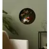 Vaas met bloemen - Schilderij van Rachel Ruysch Wandcirkel behangsticker klein -sfeer2