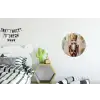 Kerst - Poppetje - Abstract Wandcirkel aluminium klein -kinderkamer