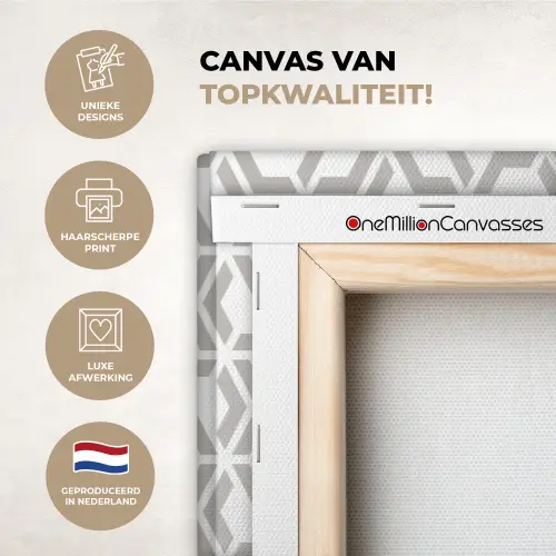 Grafisch - Patroon - Modern canvas 2cm xxl 828 -sfeer2