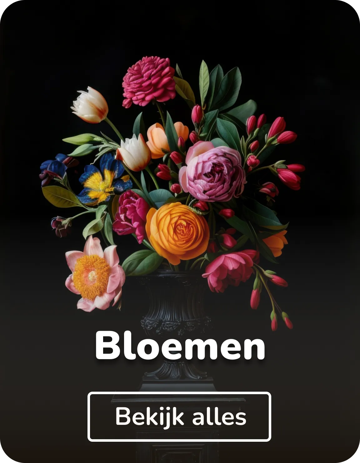 Glas schilderijen bloemen