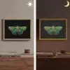 Mot - Levendig - Groen Light Box met batterij (Wandlamp) middel -sfeer3