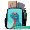 Dino met zonnebril Rugzak - Zwart middel -inhoud_NL
